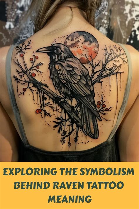 25 Raven Tattoo Ideas and Meanings: Embracing the。